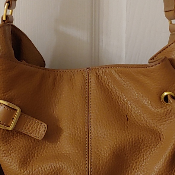 Maxx New York beige tan hobo shoulder leather bag - Picture 3 of 8